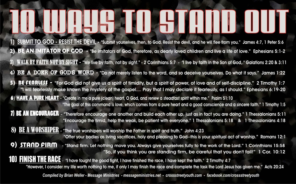 10 Ways To Stand Out