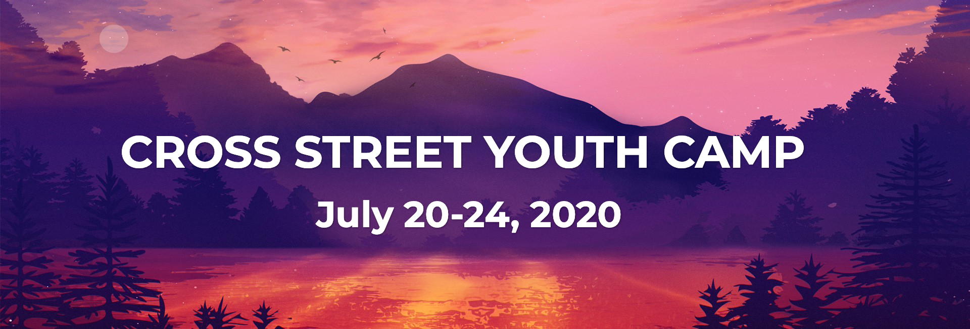 Church Summer Camp Website Graphic
